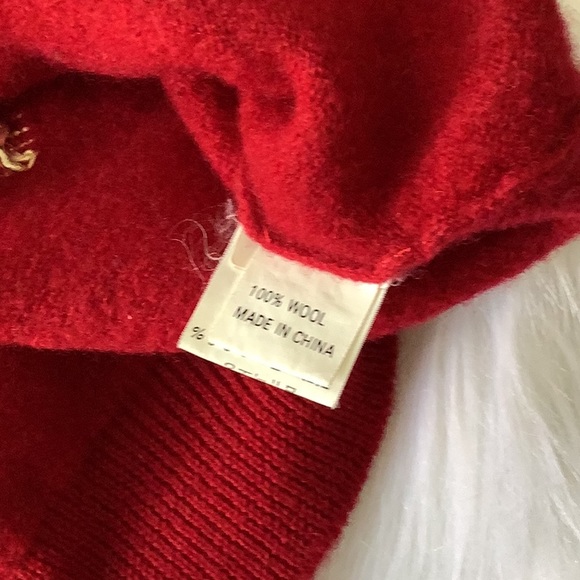 100%Wool Embroidered Crew Neck Sweater - Picture 9 of 12